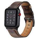 Classic Retro Cow Leather Strap for Apple Watch