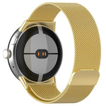 Milanese Mesh Watch Band with Magnetic Clasp Adjustment for Google Pixel Watch 5
