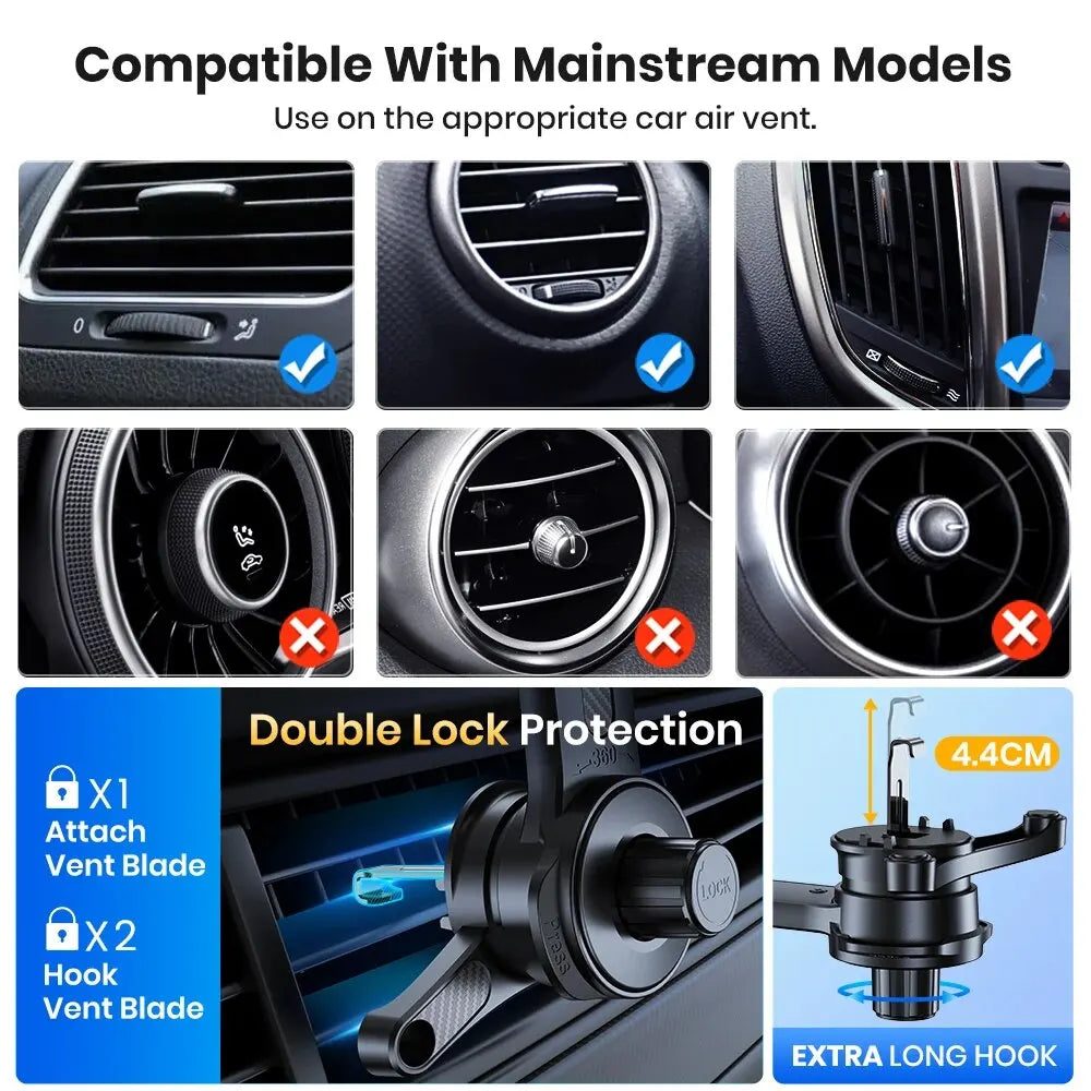 Superior Stability Car Phone Mount Holder