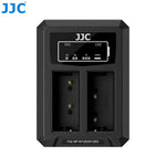 JJC B-NPW126S Dual Battery Charger Compatible with Fujifilm X-T and X100 Series Cameras