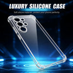 Ultra-Thin Shockproof Silicone Case with Airbag Corner Protection for Samsung Galaxy S26 Series