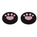 2-Pack Soft Silicone Cute Cat Thumbstick Grips for Nintendo Switch 2 Joy-Con Controllers