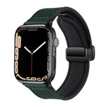 Genuine Leather Magnetic Bracelet Band for Apple Watch