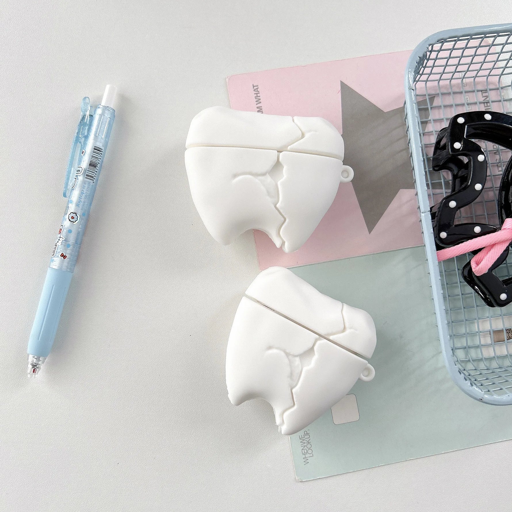 Cracked Teeth Silicone Protective Cover for AirPods 4