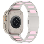Metal and Silicone Hybrid Bracelet for Apple Watch