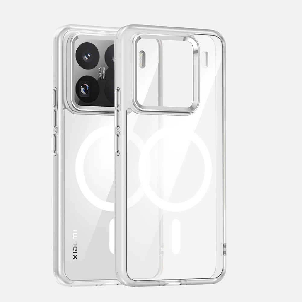 HD Transparent Magnetic Case for Xiaomi 15 / 15 Pro