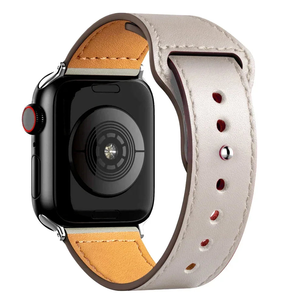 Luxury Genuine Leather Strap for Apple Watch
