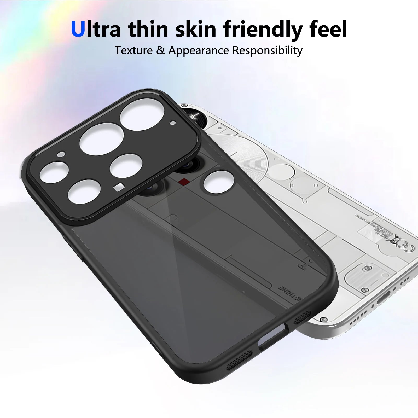 Armor Matte Transparent Shockproof Case with Lens Protection for Nothing Phone 3