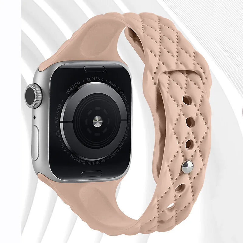 Lightweight Slim Silicone Bracelet for Apple Watch
