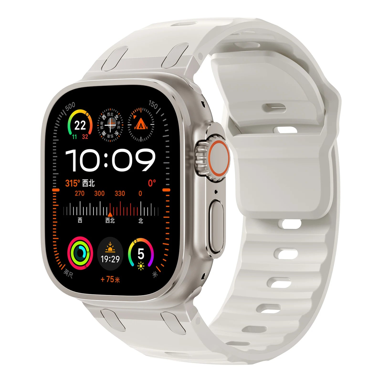 Comfort-Fit Sport Silicone Strap for Apple Watch
