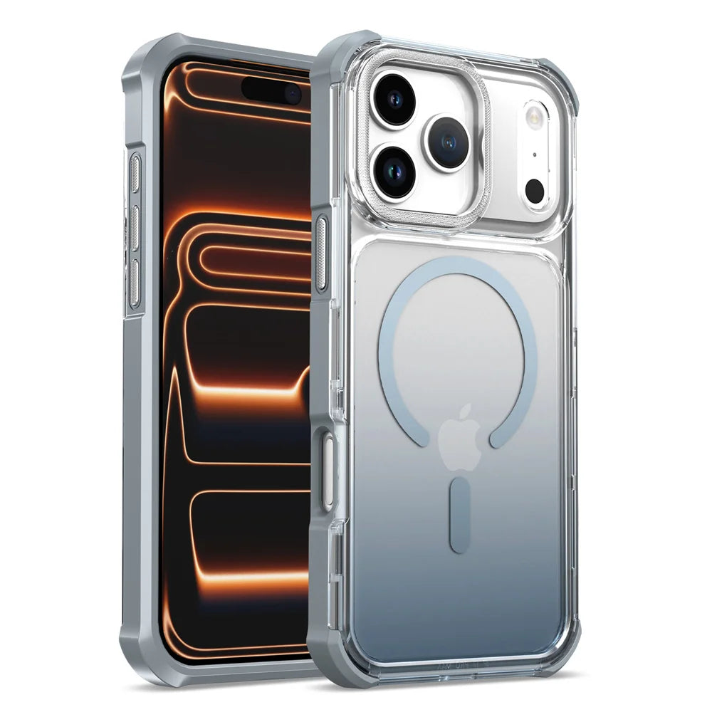 Premium Transparent Gradient MagSafe Case for iPhone 17 Series