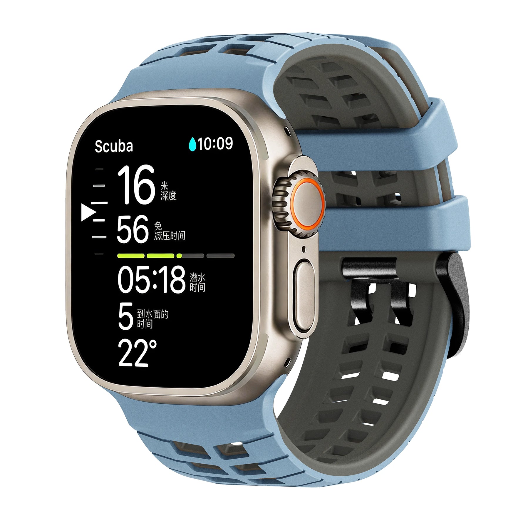 Perforated Silicone Sport Strap for Apple Watch
