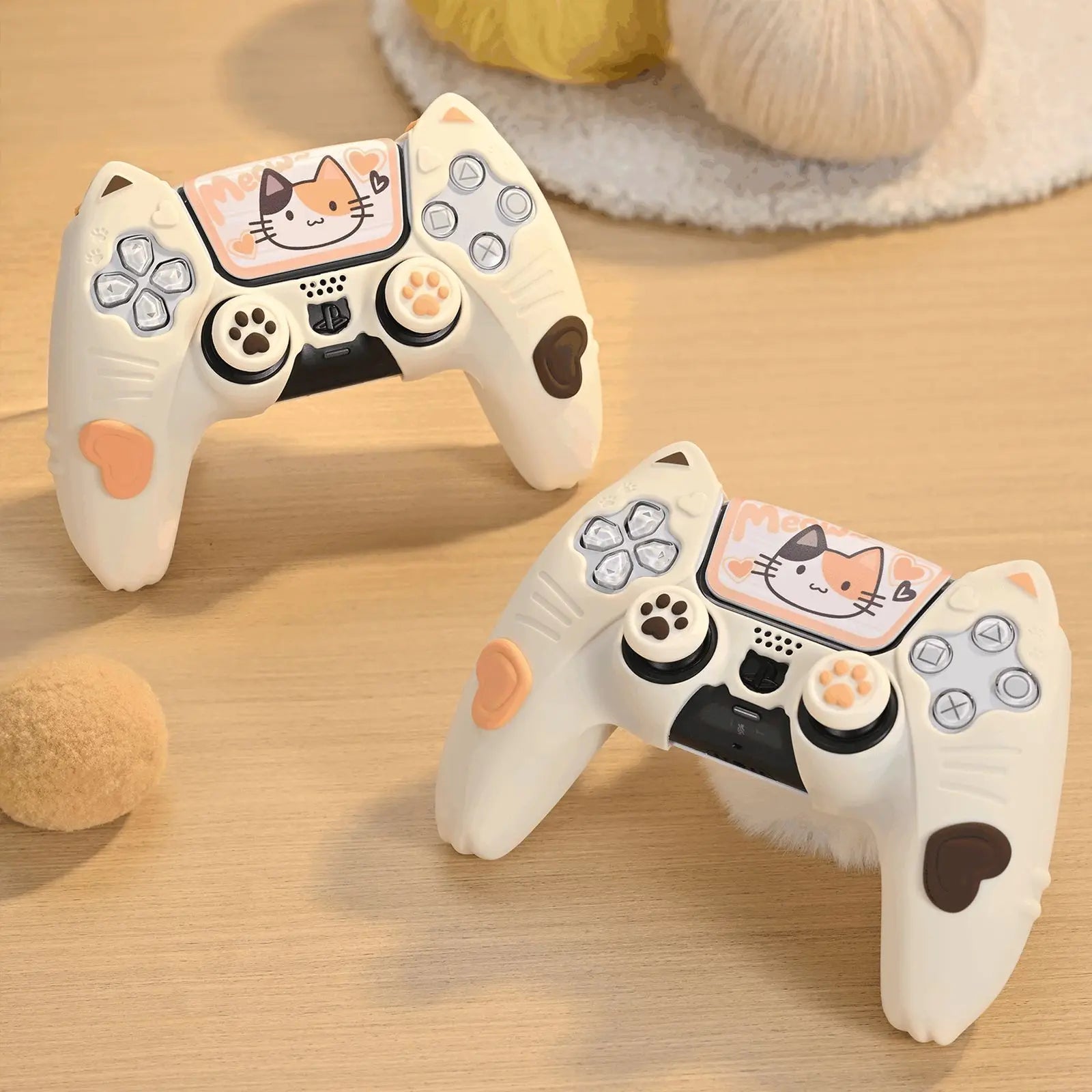 Calico Cat Silicone Case for PlayStation 5 Controller