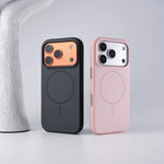 Hybrid TPU + PC Matte MagSafe Shockproof Armor Case for iPhone 17 Series