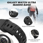 Premium Breathable Silicone Band for Samsung Galaxy Watch 8 / Galaxy Watch 8 Classic
