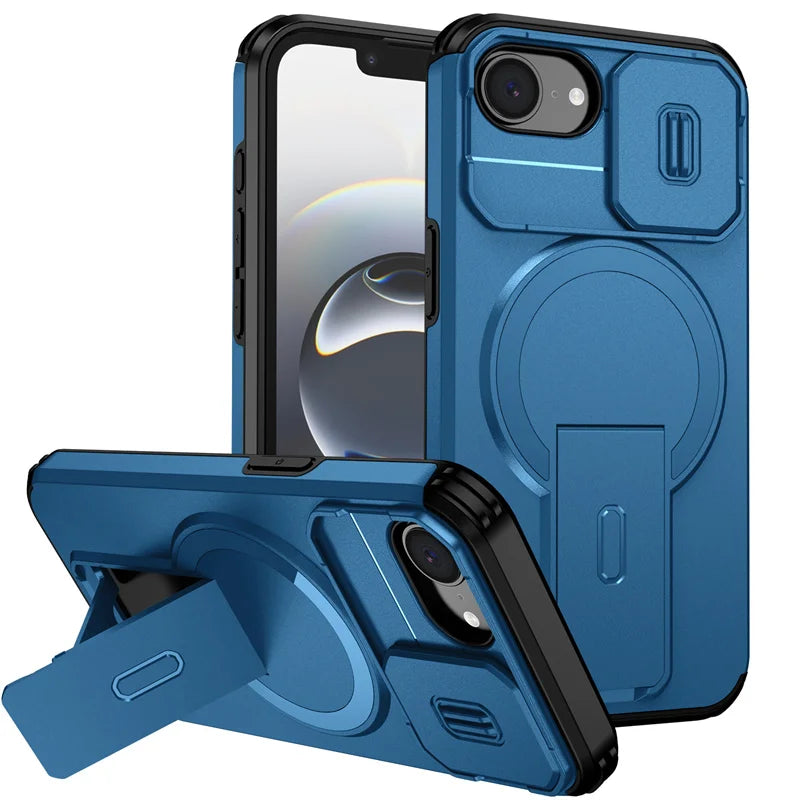 Armor MagSafe Case with Foldable Stand for iPhone 16e
