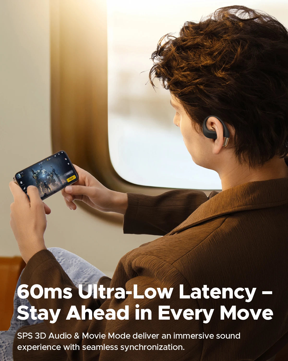 SoundPEATS Chasers Open-Ear Bluetooth 5.4 Earphones