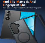 Translucent Matte Magnetic Case with Raised Camera Protection for Samsung Galaxy Z Fold 8 Ultra