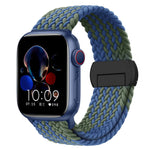 Stretchable Braided Solo Loop with Magnetic Closure for Apple Watch