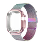 Milanese Loop Band with Protective Case for Apple Watch