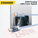 Essager 240W USB-C PD 3.1 Fast Charging Cable with LED Display