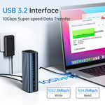 ACASIS Dual-Bay M.2 NVMe SSD Case with Cooling Fan and Clone Mode