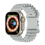 Durable Silicone Ocean Strap for Apple Watch