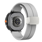 Silicone Magnetic Buckle Strap for Samsung Galaxy Watch 8 /  Galaxy Watch 8 Classic