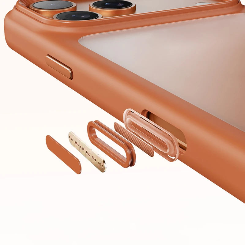 Translucent Frosted Shockproof Case for iPhone 18 Series