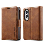Leather Flip Kickstand Wallet Case with 2-Card Storage for Samsung Galaxy Z Fold 8