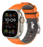 Dual Color Silicone Strap for Apple Watch