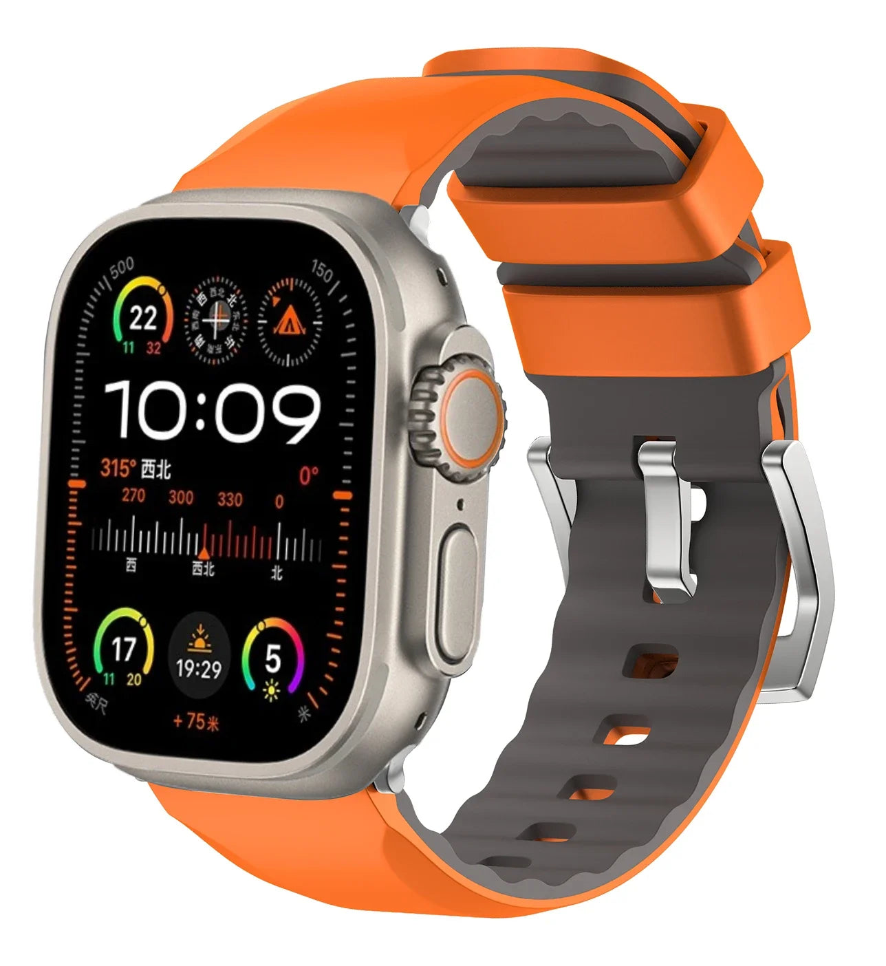 Dual Color Silicone Strap for Apple Watch
