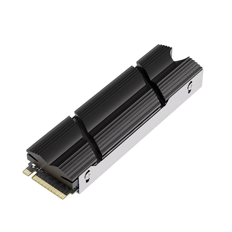 TEUCER M2-9 M.2 2280 SSD Heatsink with Double-Sided Heat Sink & Thermal Silicone Pad