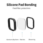 TELESIN ND8/ND16/ND32/CPL Lens Filter Set with Aluminum Alloy Frame for GoPro Hero Action Cameras