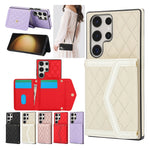 Crossbody Leather Wallet Case with Card Slots & Lanyard for Samsung Galaxy S25 Series