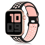 Breathable Sport Silicone Replacement Band for Apple Watch