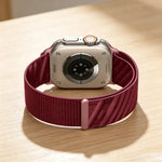 Quilted Nylon Velcro Watch Band for Apple Watch