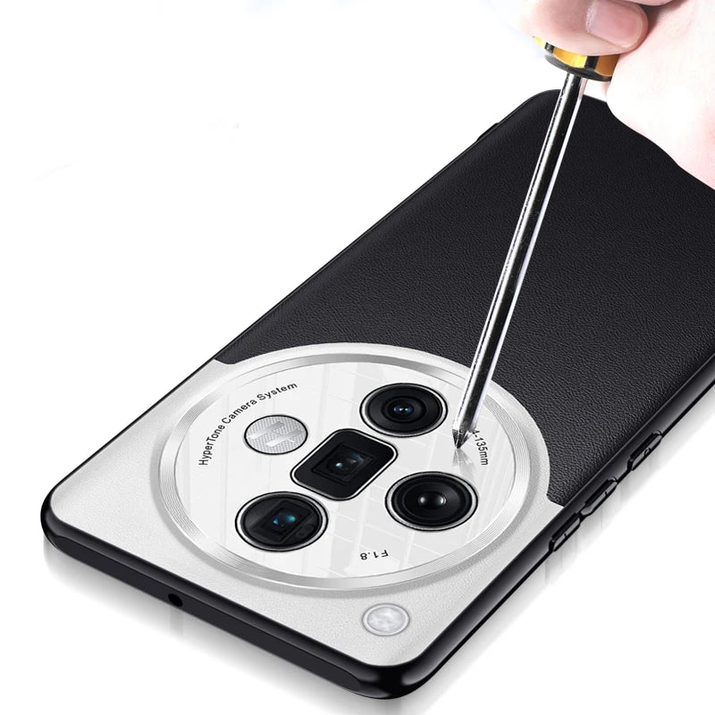 Luxury PU Leather & Silicone Case for OPPO Find X7 / X7 Ultra