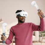 Dual Handle Controller Extension Grips for Meta Quest 3/3S