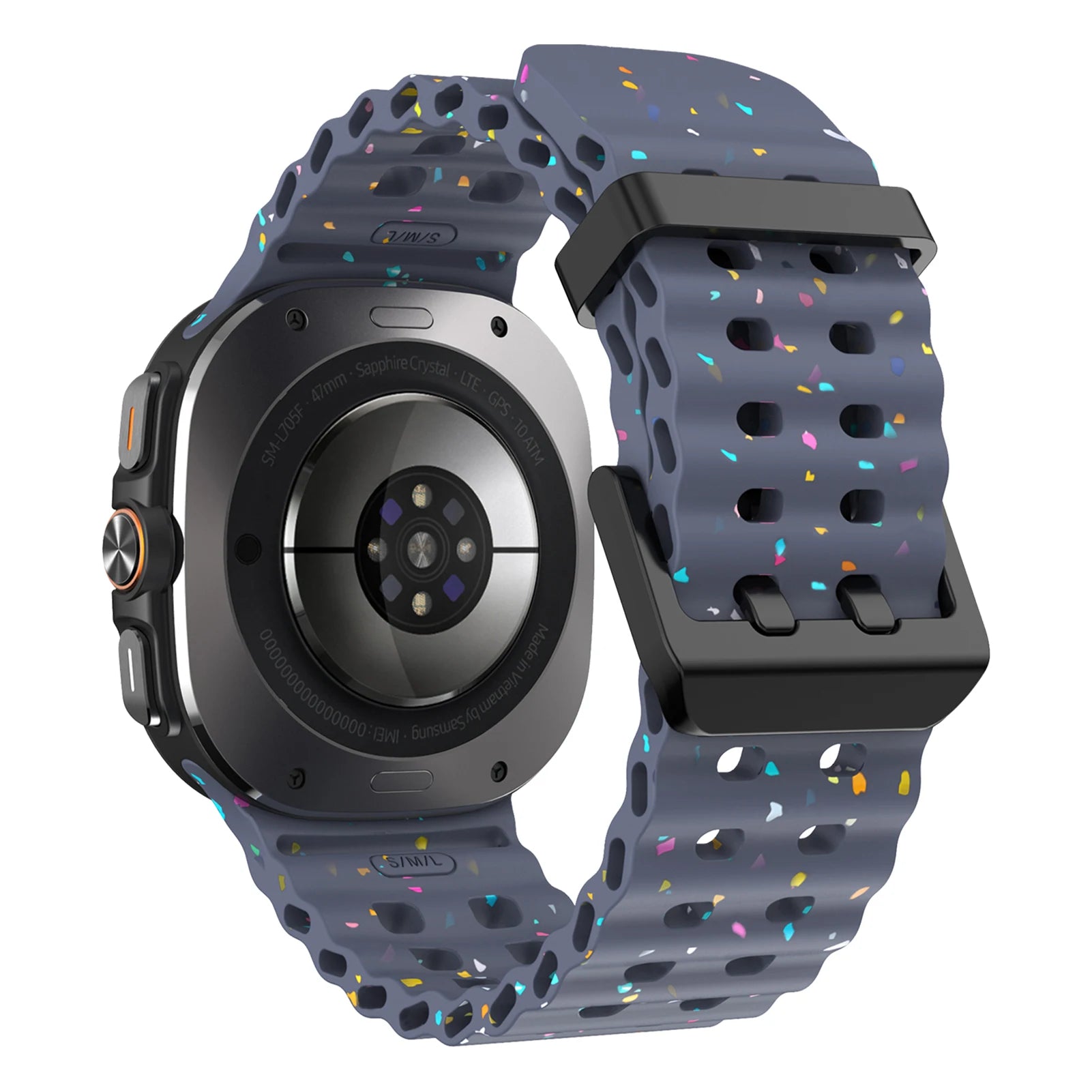 High-Quality Marine Silicone Band for Samsung Galaxy Watch Ultra and Samsung Galaxy Watch Ultra (2025)