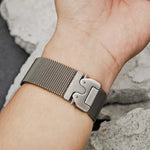 Magnetic Milanese Band with Shockproof Ultra Bumper Case for Apple Watch