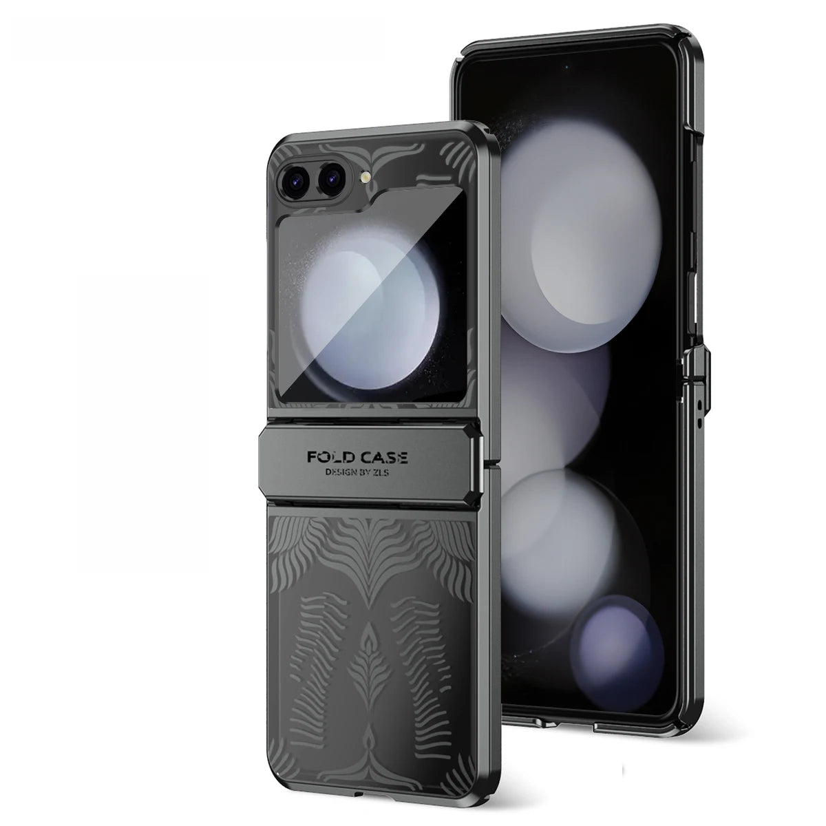 Shockproof Electroplating Transparent Case for Samsung Galaxy Z Flip 5