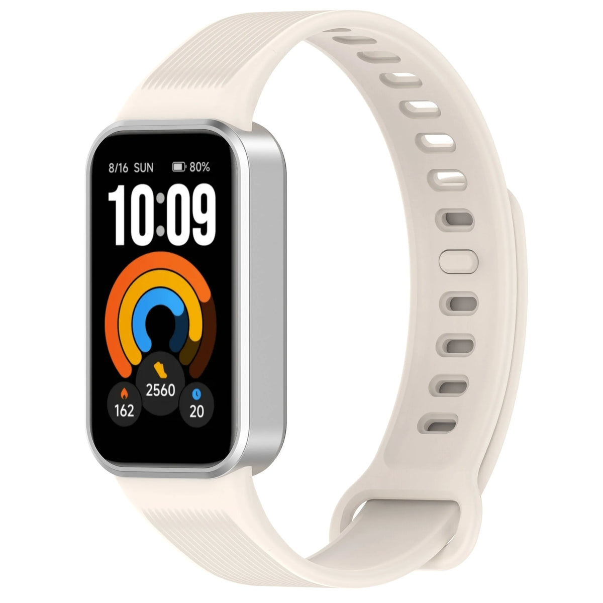 Silicone Ribbed Band with Adjustable Buckle for Xiaomi Smart Band 11 Active