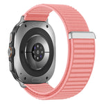 Elastic Nylon Velcro Watch Strap with Breathable Woven Design for Samsung Galaxy Watch 9