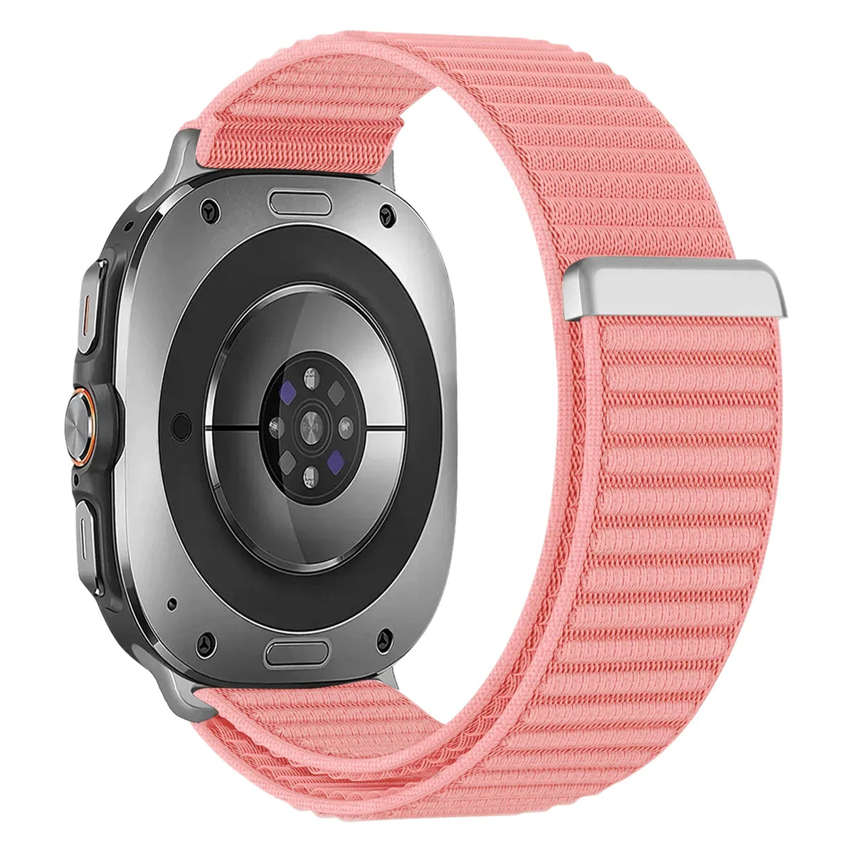 Elastic Nylon Velcro Watch Strap with Breathable Woven Design for Samsung Galaxy Watch 9