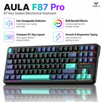 AULA F87 Pro Hot-Swap Gasket Mechanical Keyboard