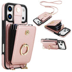 2-in-1 Zipper Wallet Case with Detachable Lanyard for iPhone 17 Series
