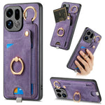 Luxury Leather Wallet Case for OPPO Find X9 / X9 Pro