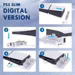 PlayStation 5 Slim Horizontal Cooling Stand with RGB Lighting