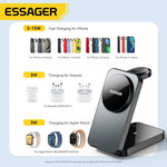 Essager 3-in-1 Magnetic 15W Wireless Charger Stand